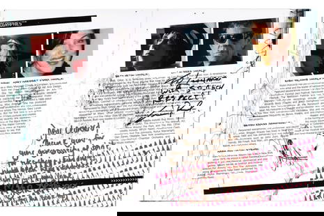 Leonard Cohen | Program Signed By Lou Reed, Nick Cave & Other Artists To Cohen: A program from the 2006 staging of Hal Wilner's "Came So Far For Beauty," a concert in tribute to the music of Leonard Cohen put together by Wilner and originally created in 2003 for a show in Brookly