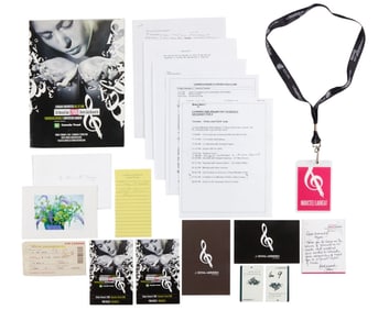 Leonard Cohen | Canadian Songwriters Hall of Fame Tickets & Ephemera