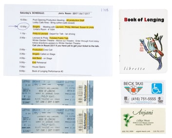 Leonard Cohen | Phillip Glass Book Of Longing Libretto And Tickets