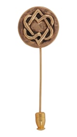 Leonard Cohen | Gold Unified Heart Symbol Lapel Pin