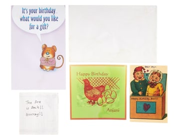 Leonard Cohen | Greeting Cards To Anjani Thomas