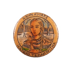 Leonard Cohen | Gifted Kahnawake Montreal Souvenir Pin