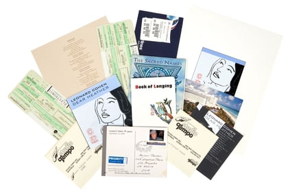 Leonard Cohen | Large Group Of Ephemera