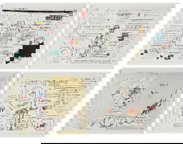 Jean-Michel Basquiat | King Brand, Wolf Sausage, Dog Leg Study, and Undiscovered Genius,