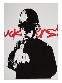 Banksy | Rude Copper "Fuckers" Proof Print
