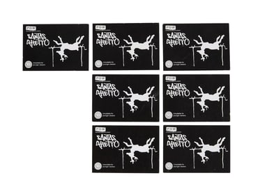 Banksy | Santa's Ghetto Exhibition 2003 Business Card Flyers (7)