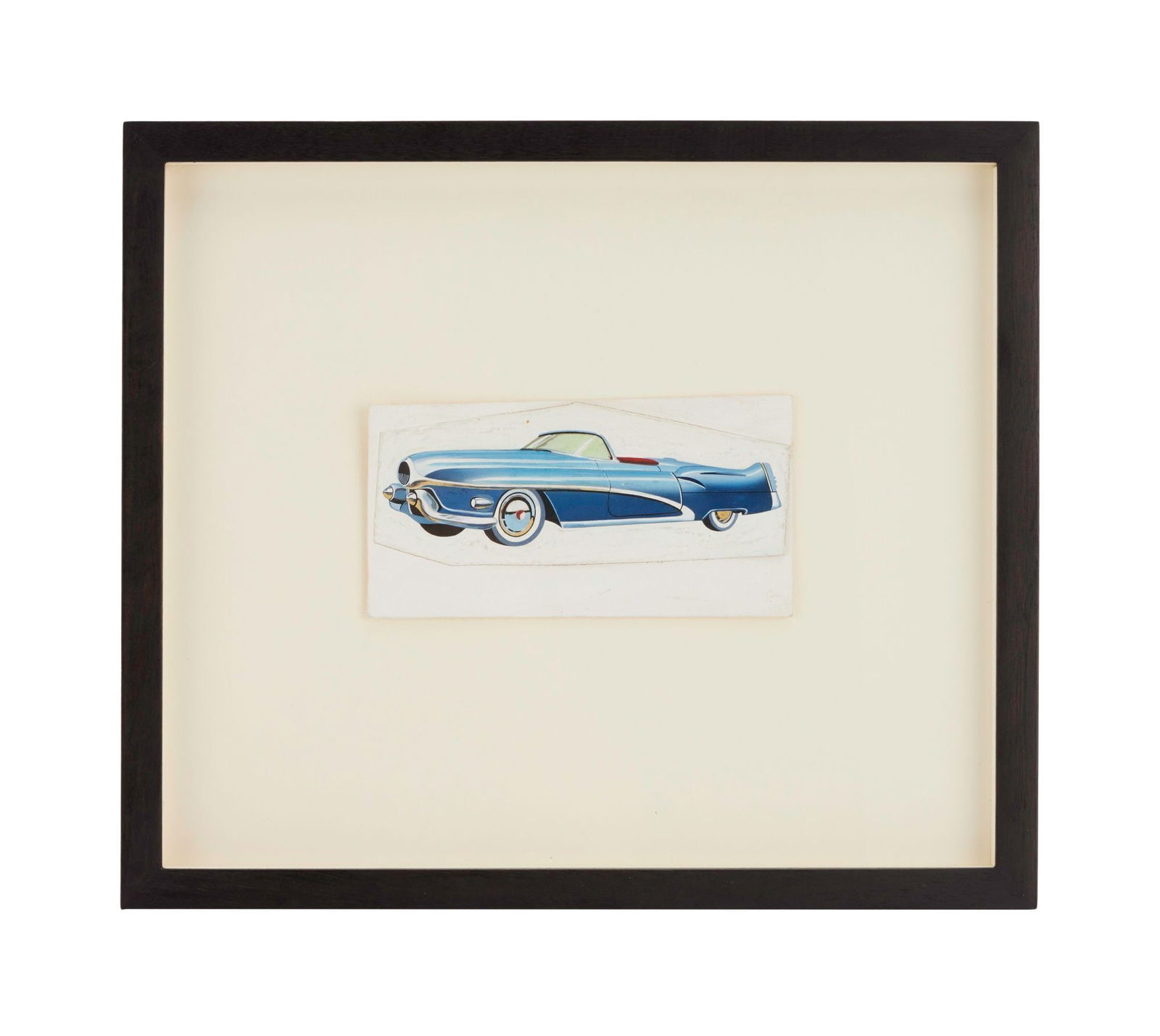 1954 Topps "Buick Le Sabre" Trading Card Artwork (1 of 2)