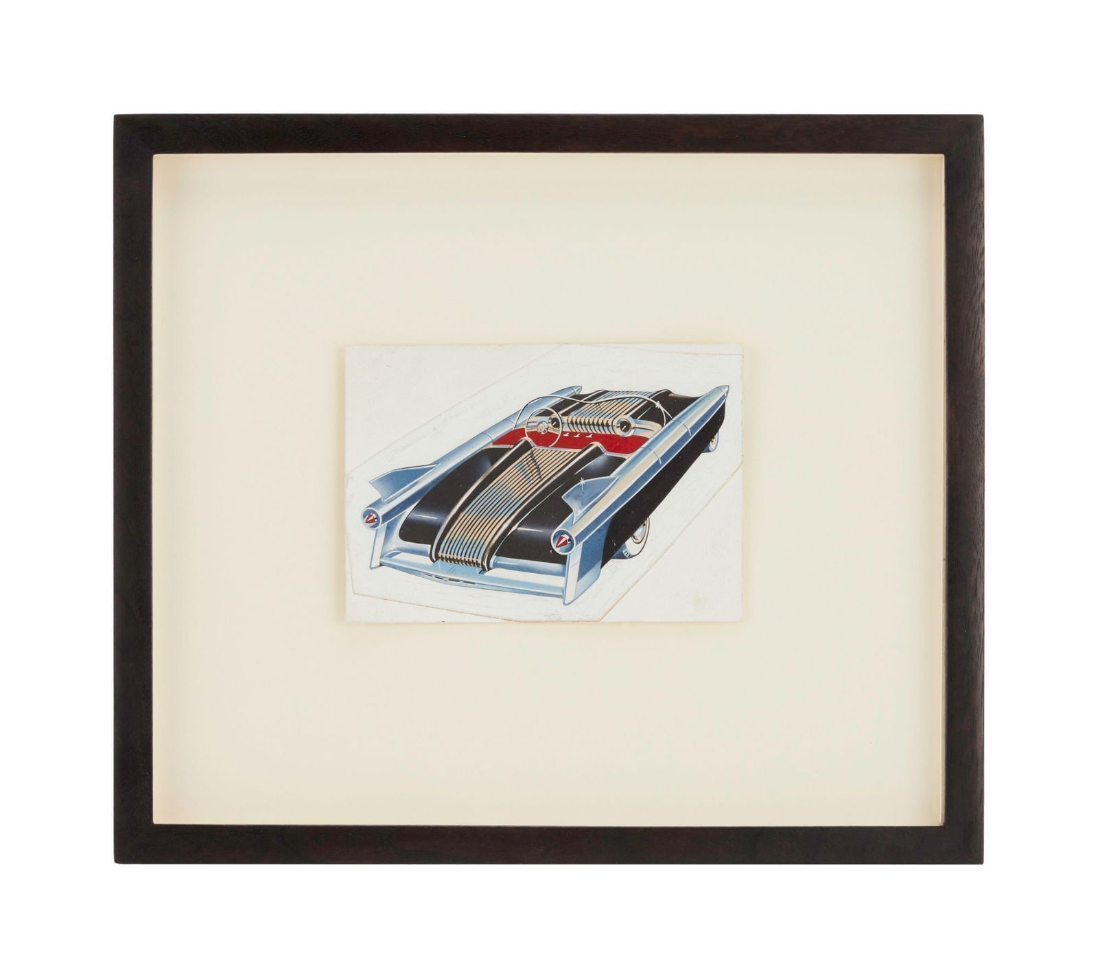 1954 Topps "Astra Coupe" Trading Card Artwork (1 of 2)