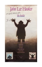 John Lee Hooker | Signed "The Healer" Poster