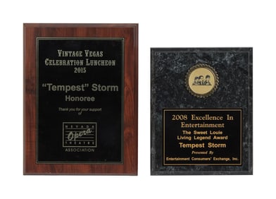 Tempest Storm | Assorted Awards and Proclamations