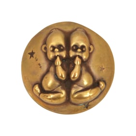 Batman | Terry Moore Series-Worn Gemini Horoscope Brooch