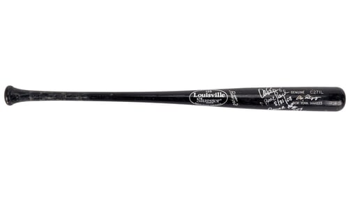 Alex Rodridguez | Signed 547th Career Home Run Game-Used Bat (PSA & JSA)