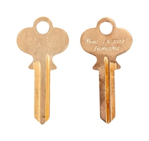 Harry Belafonte | "Odds Against Tomorrow" Two Engraved Keys