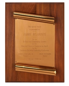 Harry Belafonte | 1962 Southern Christian Leadership Award
