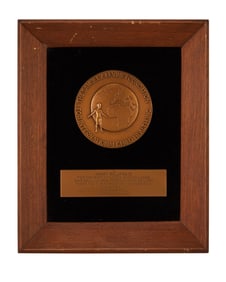 Harry Belafonte | 1962 "Samuel Z. Levine Foundation" Carnegie Hall Concert Plaque
