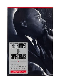 Harry Belafonte | Coretta Scott King Signed MLK, Jr's "The Trumpet of Conscience" Book