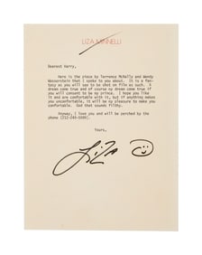 Harry Belafonte | A Note From Liza Minnelli