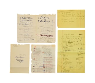 Harry Belafonte | Six Handwritten Pages, Including Notes on Birmingham