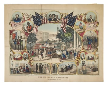 Harry Belafonte | James C. Beard Fifteenth Amendment Lithograph