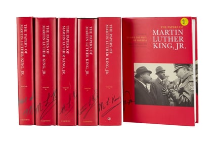 Harry Belafonte | Partial Set "The Papers of Martin Luther King Jr." Signed by Coretta Scott King