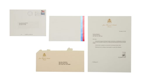 Harry Belafonte | Correspondence From Jean Bertrand-Aristide, Former President of Haiti