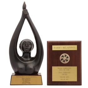 Harry Belafonte | Two Paul Robeson-Themed Awards (B)