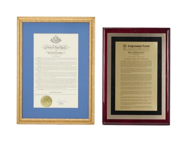 Harry Belafonte | Trio of New York Certificates