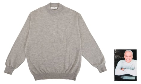 Harry Belafonte | Grey Sweater with 2003 Tour Program