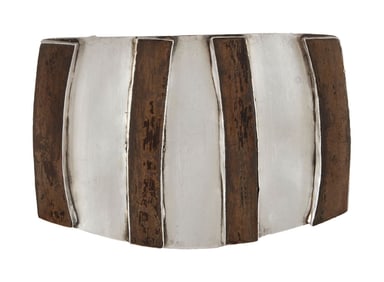 Harry Belafonte | Sterling Silver and Wood Belt Buckle