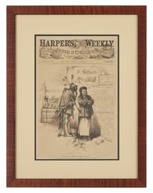 Harry Belafonte | Framed "Harper's Weekly" Cover