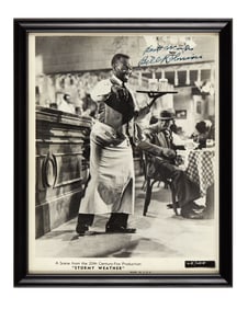 Harry Belafonte | Bill "Bojangles" Robinson Signed "Stormy Weathers" Still