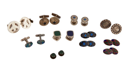 Harry Belafonte | Group of Cufflinks and Shirt Studs