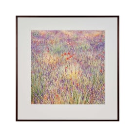 Harry Belafonte | Robert Weingarten Print of a Flower Field