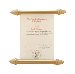 Harry Belafonte | Thabo Mbeki Signed the Grand Companion of O.R. Tambo Scroll