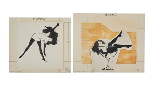 Playboy | LeRoy Neiman Two Assorted Femlin Drawings