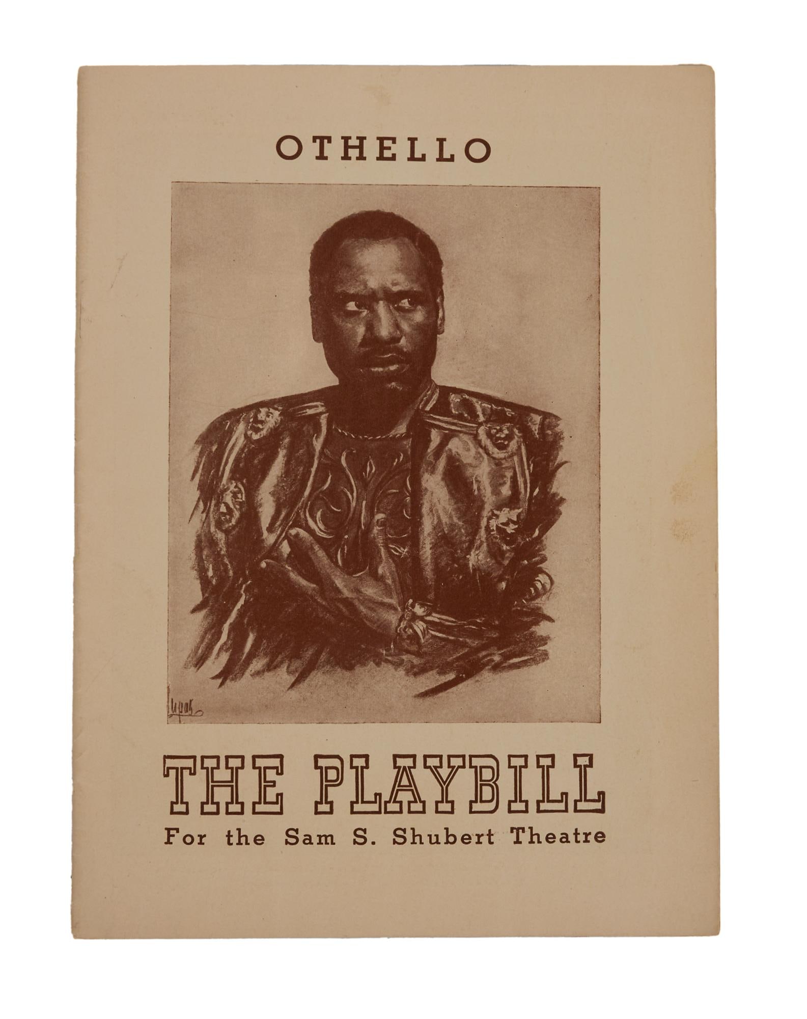 Harry Belafonte | 1943 Paul Robeson "Othello" Playbill