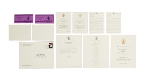 Harry Belafonte | 1993 Clinton Inaugural Ball and Gala Invite