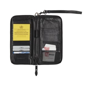 Harry Belafonte | Signed Vaccination Certificate, Travel Wallet and Cards