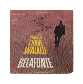 Harry Belafonte | Signed "The Streets I Have Walked" Record