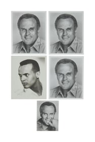 Harry Belafonte | Group of Signed Photos