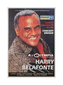 Harry Belafonte | 1993 L'Olympia Concert Poster