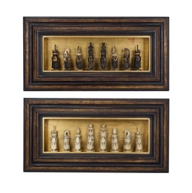 Harry Belafonte | Antique "Spanish Pulpit" Type Chess Set