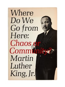 Harry Belafonte | Coretta Scott King Signed "Where Do We Go From Here: Chaos or Community?" Book