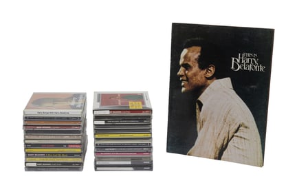 Harry Belafonte | 25 CDs of Belafonte Albums and 1970s Concert Program