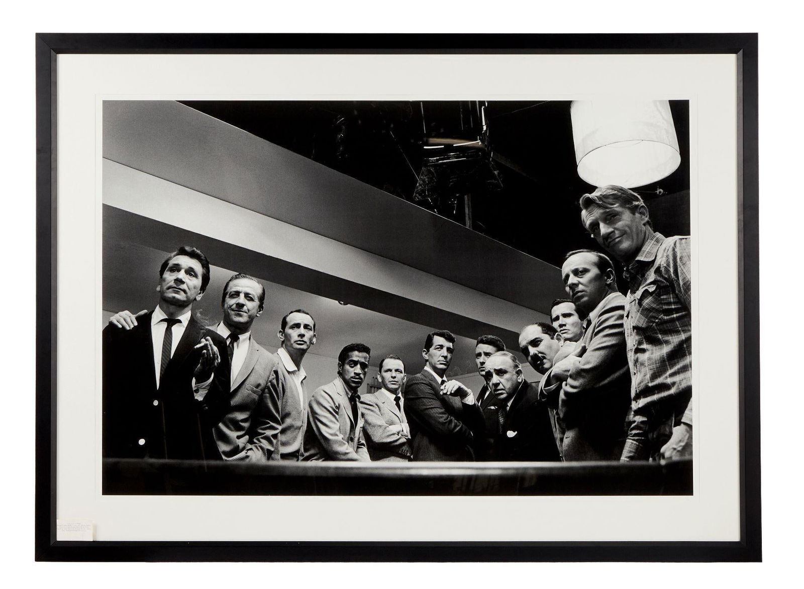 Paul Oakenfold | "Ocean's Eleven" 1960 Photograph by Sid Avery: Sid Avery (1918-2002), silver gelatin print of actors Richard Conte, Buddy Lester, Joey Bishop, Sammy Davis Jr., Frank Sinatra, Dean Martin, Peter Lawford, Akim Tamiroff, Richard Benedict, Henry Silva
