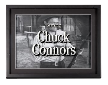 The Rifleman | "Starring Chuck Connors" Production-Made Title Artwork