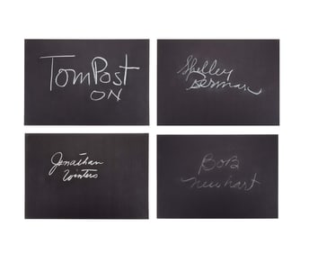 What's My Line? | "Mystery Guest" Chalk Signatures Group (B)