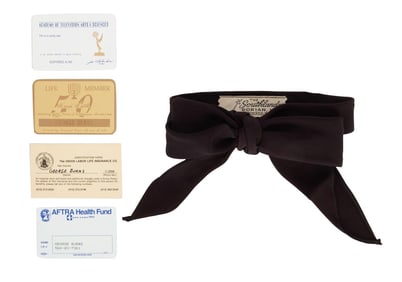 George Burns | Membership Cards and Bowtie