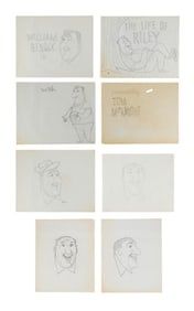 The Life of Riley | Study Drawings For Title Sequence