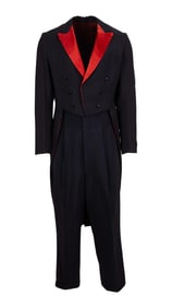 The Munsters | Grandpa Munster (Al Lewis) Black and Blood-Red Tuxedo Ensemble